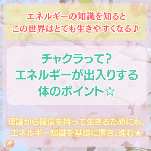 身体にある大きなエネルギー出入り口ポイント７つのチャクラについて