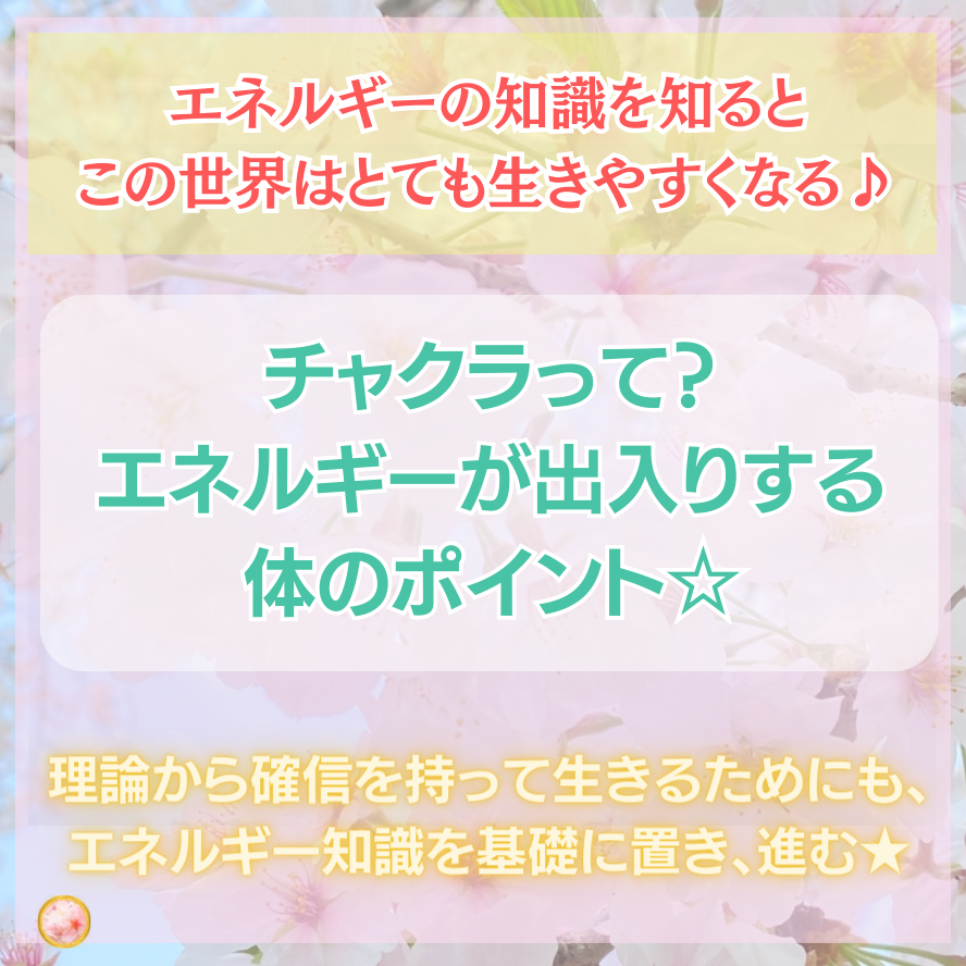 身体にある大きなエネルギー出入り口ポイント７つのチャクラについて