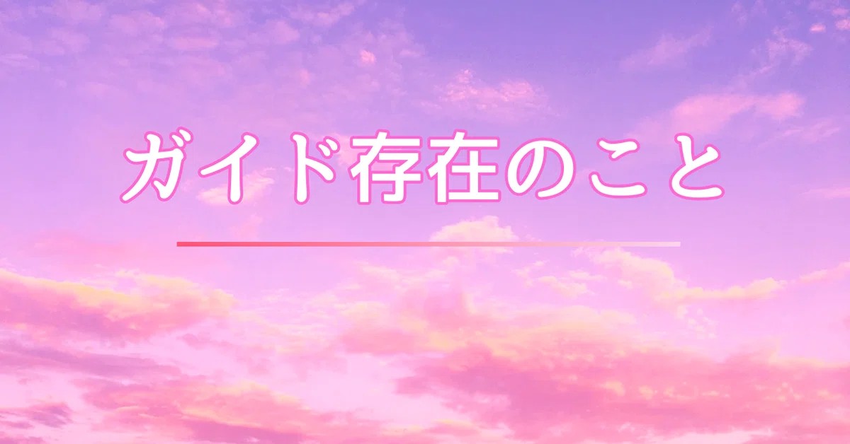 ガイド存在について